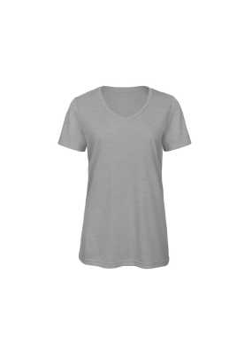 Dámske tričko (B&C V Triblend /women) > šedá (heather light) > XL
