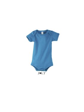 Detské body (SOLS BAMBINO BABYS BODYSUIT) > modrá (aqua) > 18/23m