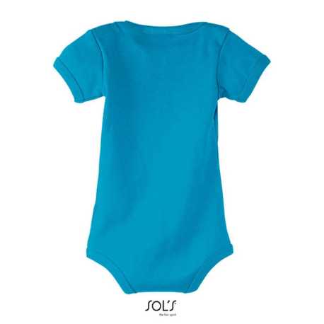 Detské body (SOLS BAMBINO BABYS BODYSUIT) > modrá (aqua) > 18/23m