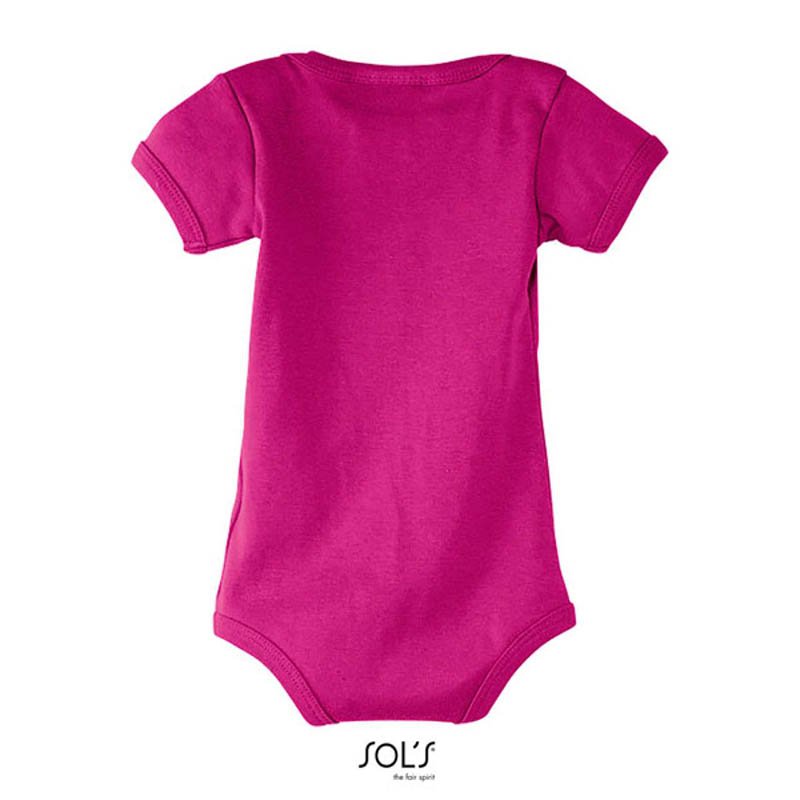 Detské body (SOLS BAMBINO BABYS BODYSUIT) > ružová (fuchsia) > 12/18m