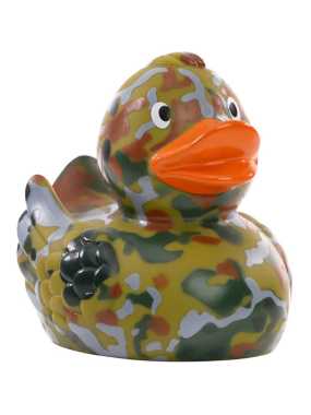 Kačička do vane (MBW Squeaky duck camouflage) > viacfarebná