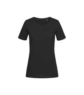 Dámske tričko (Stedman Lux Fitted) > čierna (opal) > XL