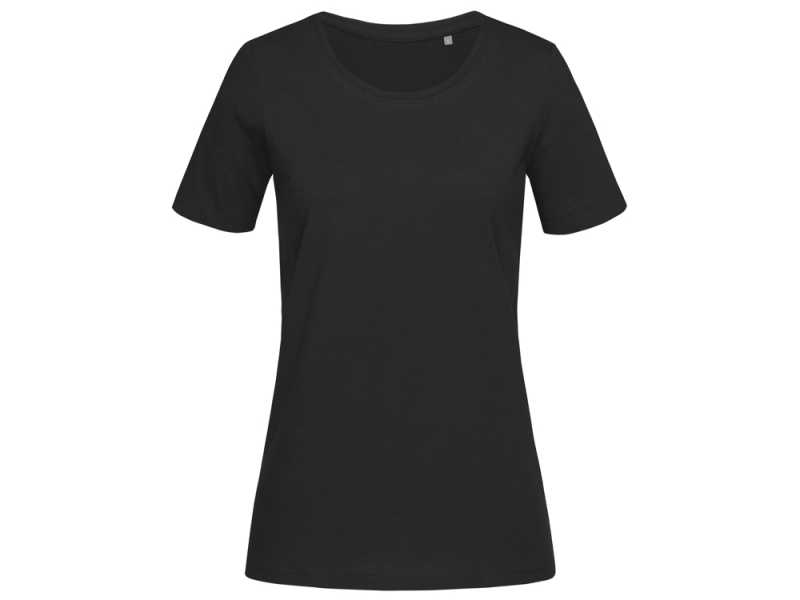 Dámske tričko (Stedman Lux Fitted) > čierna (opal) > XL