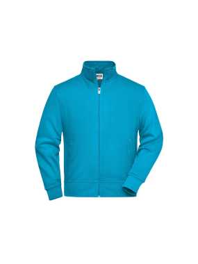 Pracovná mikina (JN Workwear Sweat Jacket) > tyrkysová > 4XL