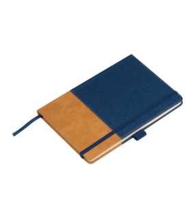Zápisník A5 s PU krytom > modrá (dark)