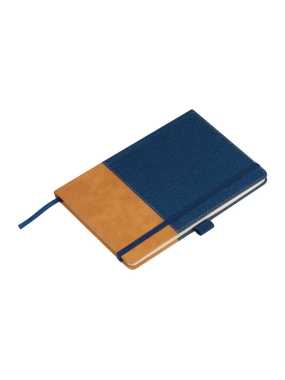 Zápisník A5 s PU krytom > modrá (dark)