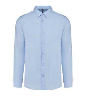 Pánska košeľa (MEN LONG-SLEEVED EASY CARE SHIRT WITHOUT POCKET) > modrá (oxford) > L