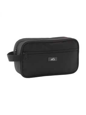 Cosmetic Bag RPET toiletry bag>čierna