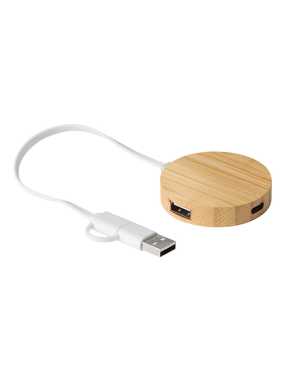 USB hub > hnedá