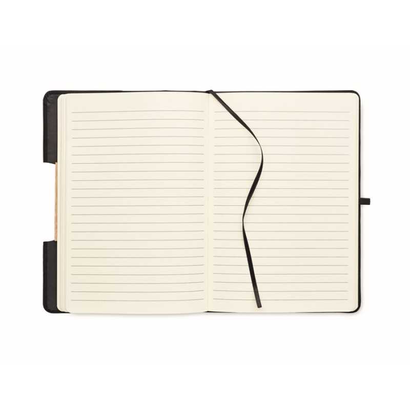 Zápisník A5 linajkový > čierna