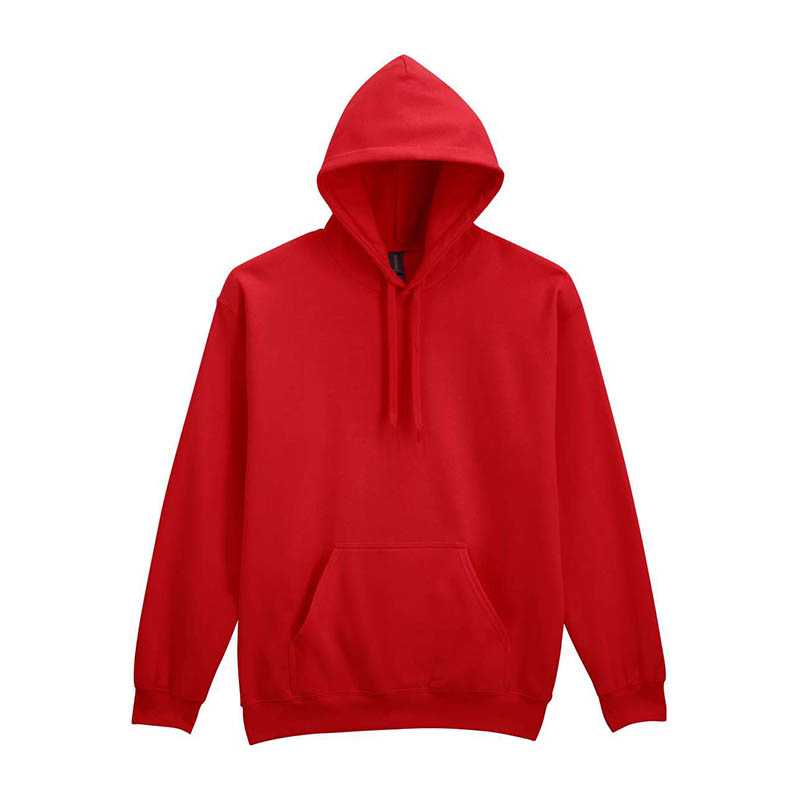 Unisex mikina(GILDAN SOFTSTYLE MIDWEIGHT FLEECE ADULT HOODIE) > červená > 2XL