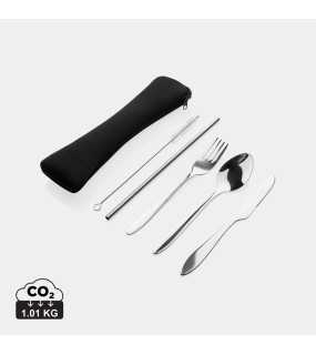 Sada príboru 4ks z nerezovej ocele > strieborná