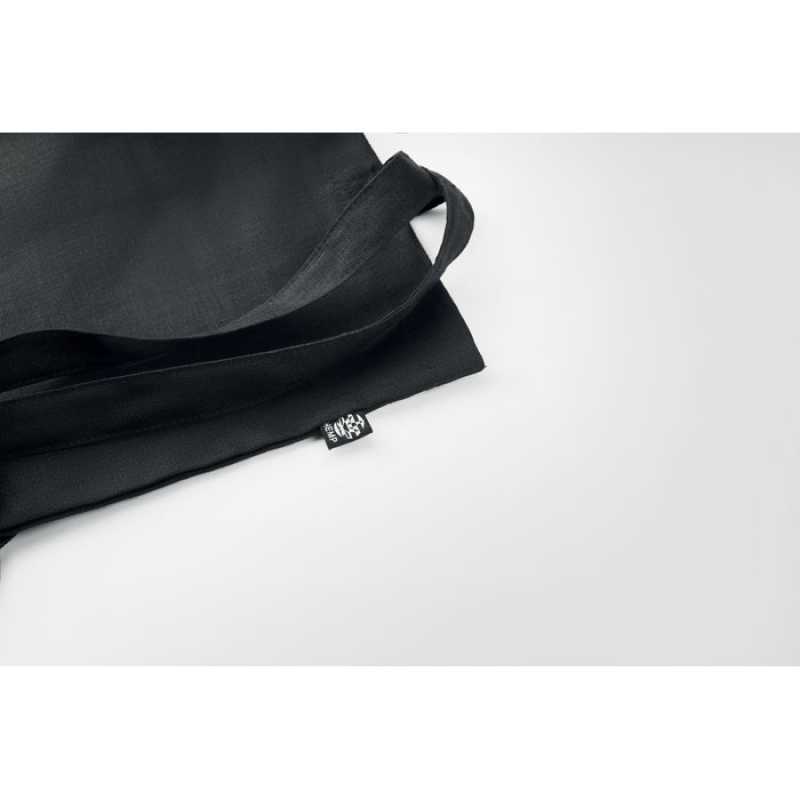 Nákupná taška z konopia > čierna