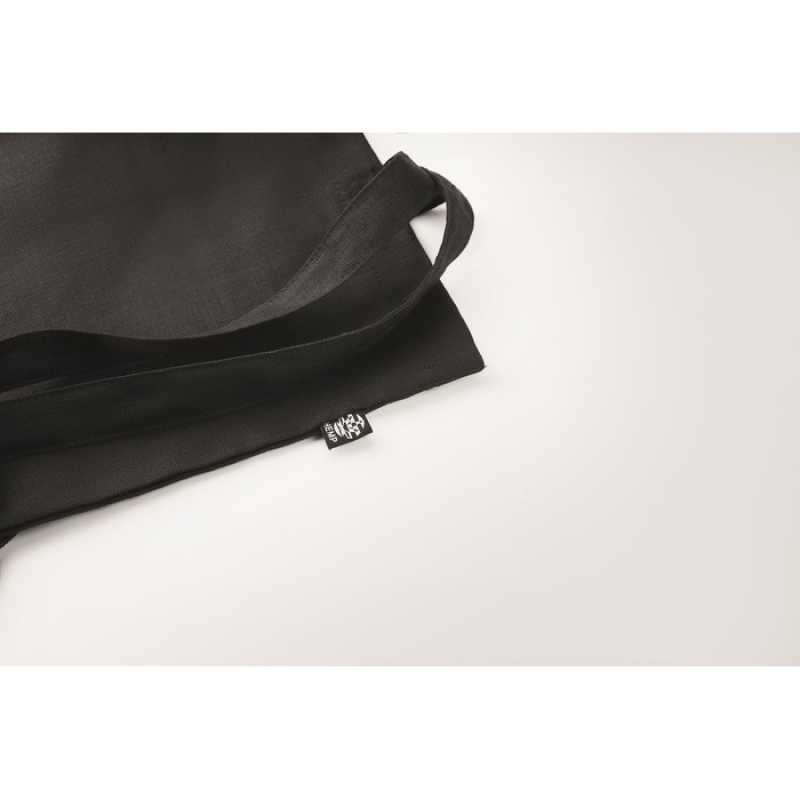 Nákupná taška z konopia > čierna