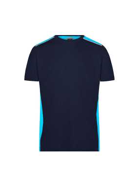 Pánske pracovné tričko(JN Mens Workwear T-Shirt-Level 2)>modrá (navy) / tyrkysová>M