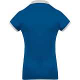 Dámska polokošeľa(Kariban"LADIES' TWO-TONE PIQUÉ POLO)>modrá(light royal)/šedá(oxford)>2XL