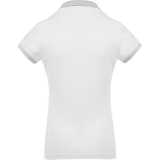 Dámska polokošeľa (Kariban"LADIES' TWO-TONE PIQUÉ POLO SHIRT")>biela / šedá (oxford)>S