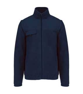 Unisex bunda(KARIBAN FLEECE JACKET WITH REMOVABLE SLEEVES) > modrá (navy) > XL