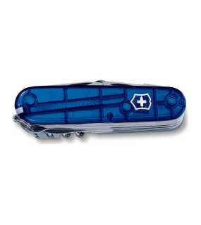 Vreckový nôž (Victorinox SWISSCHAMP transparent) > modrá