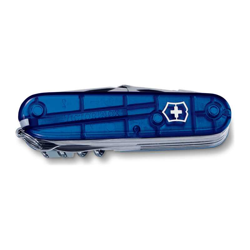Vreckový nôž (Victorinox SWISSCHAMP transparent) > modrá