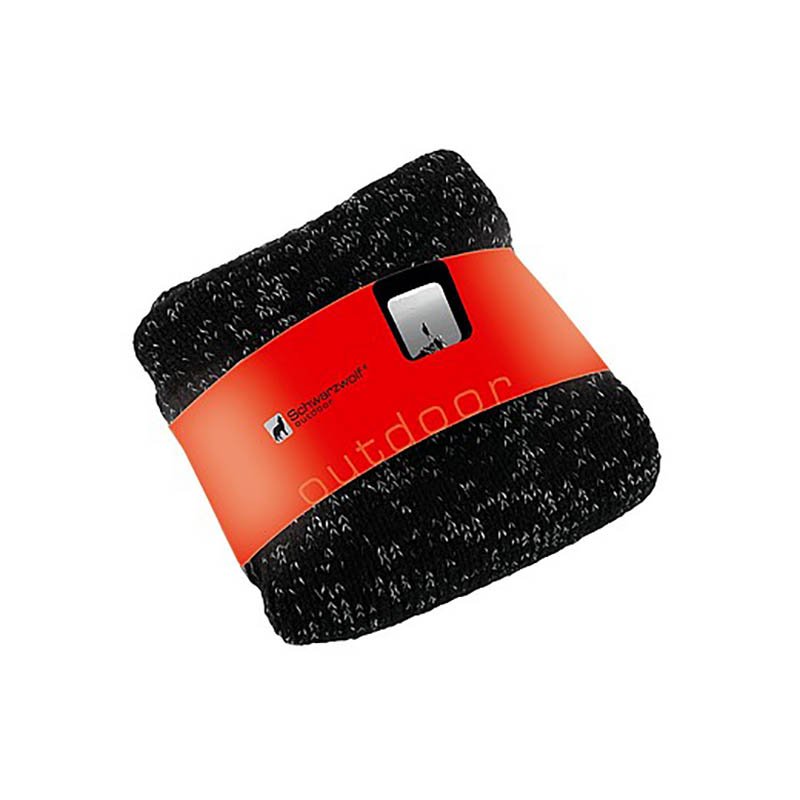 Reflexní nákrčník podšitý fleecem "SCHWARZWOLF" > čierna