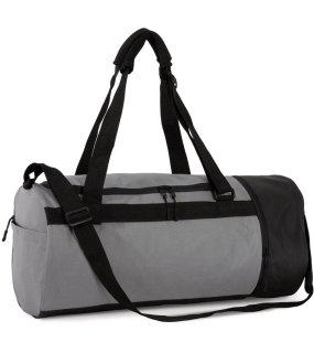 Športová taška(KIMOOD TUBULAR BAG WITH SEPARATE SHOE COMPARTMENT)>šedá(dark cool)/čierna
