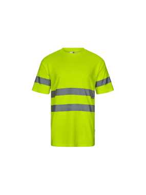 Pánske tričko (VELILLA HV SHORT SLEEVE COTTON T-SHIRT) > žltá (hi-vis) > 4XL