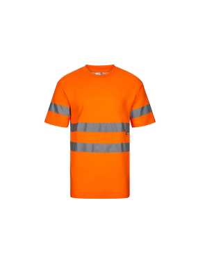 Pánske tričko (VELILLA HV SHORT SLEEVE COTTON T-SHIRT) > oranžová (hi-vis) > 5XL