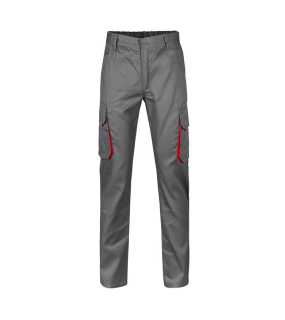Pánske nohavice (VELILLA TWO-TONE TROUSERS) > šedá / červená > 54
