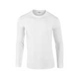 Unisex tričko (GILDAN SOFTSTYLE ADULT LONG SLEEVE T-SHIRT) > biela > 2XL