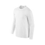 Unisex tričko (GILDAN SOFTSTYLE ADULT LONG SLEEVE T-SHIRT) > biela > 2XL