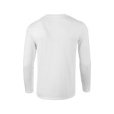 Unisex tričko (GILDAN SOFTSTYLE ADULT LONG SLEEVE T-SHIRT) > biela > 2XL