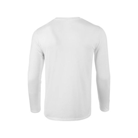 Unisex tričko (GILDAN SOFTSTYLE ADULT LONG SLEEVE T-SHIRT) > biela > 2XL