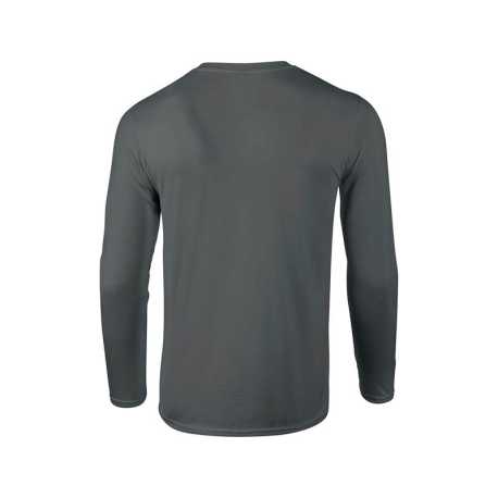 Unisex tričko (GILDAN SOFTSTYLE ADULT LONG SLEEVE T-SHIRT) > šedá (charcoal) > L