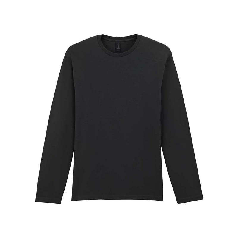 Unisex tričko (GILDAN SOFTSTYLE ADULT LONG SLEEVE T-SHIRT) > čierna > L