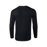 Unisex tričko (GILDAN SOFTSTYLE ADULT LONG SLEEVE T-SHIRT) > čierna > M