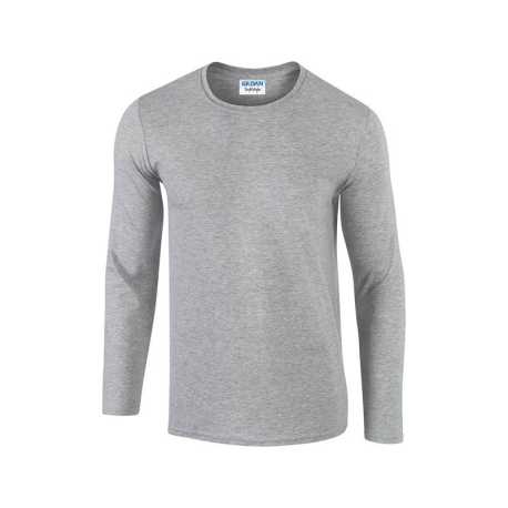 Unisex tričko (GILDAN SOFTSTYLE ADULT LONG SLEEVE T-SHIRT) > šedá (rssport) > 2XL
