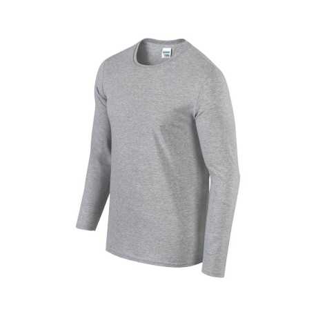 Unisex tričko (GILDAN SOFTSTYLE ADULT LONG SLEEVE T-SHIRT) > šedá (rssport) > 2XL