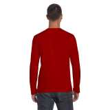 Unisex tričko (GILDAN SOFTSTYLE ADULT LONG SLEEVE T-SHIRT) > červená > L
