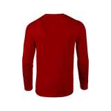 Unisex tričko (GILDAN SOFTSTYLE ADULT LONG SLEEVE T-SHIRT) > červená > L