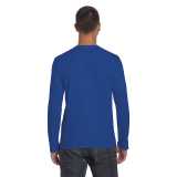 Unisex tričko (GILDAN SOFTSTYLE ADULT LONG SLEEVE T-SHIRT) > modrá (royal) > 2XL