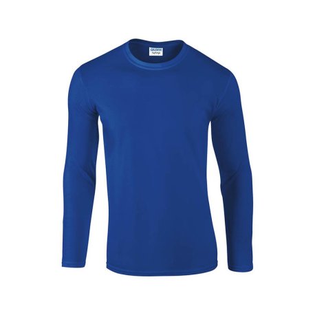 Unisex tričko (GILDAN SOFTSTYLE ADULT LONG SLEEVE T-SHIRT) > modrá (royal) > 2XL