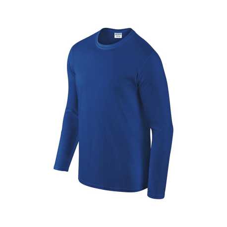 Unisex tričko (GILDAN SOFTSTYLE ADULT LONG SLEEVE T-SHIRT) > modrá (royal) > 2XL