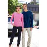 Unisex tričko (GILDAN SOFTSTYLE ADULT LONG SLEEVE T-SHIRT) > modrá (navy) > L