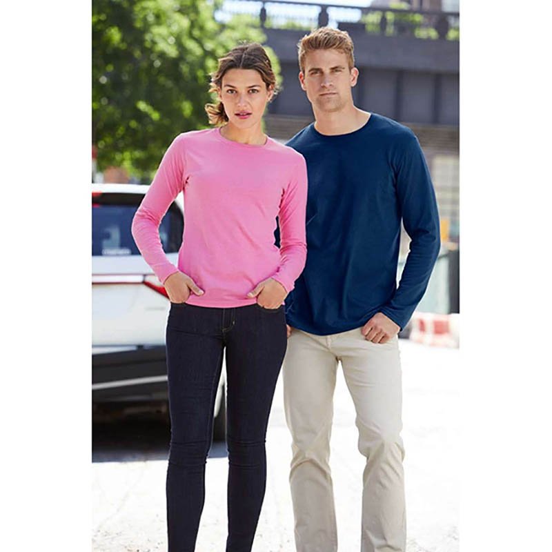 Unisex tričko (GILDAN SOFTSTYLE ADULT LONG SLEEVE T-SHIRT) > modrá (navy) > L