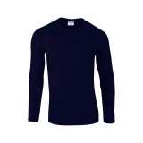 Unisex tričko (GILDAN SOFTSTYLE ADULT LONG SLEEVE T-SHIRT) > modrá (navy) > L