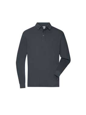 Pánska polokošeľa (JN Mens Workwear-Longsleeve Polo)>šedá (carbon)>M