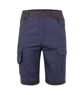 Pánske krátke nohavice (VELILLA CANVAS STRETCH SHORTS) > modrá (navy) / čierna > 3XL