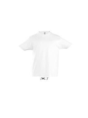 Detské tričko (SOLS IMPERIAL KIDS ROUND COLLAR T-SHIRT) > biela > 4a