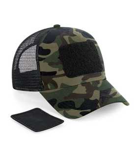 Unisex šiltovka (Beechfield Removable Patch Snapback Trucker) > maskáčová (jungle)